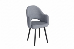 Стул Клео Парма серый опоры стелс черные